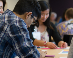 Students working on something at their desks